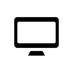Computer monitor icon